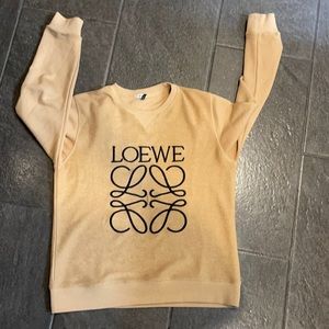 LOEWE
Loewe Beige Embroidered Anagram Sweatshirt